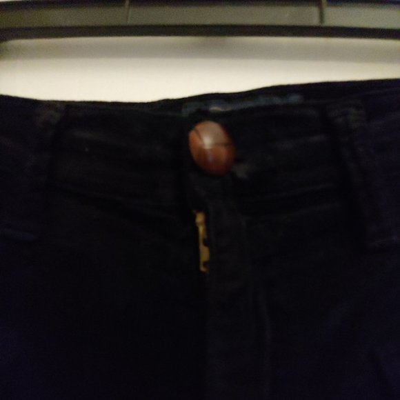 Blumarine Black Velvet Control High Waist Straight skinny Pants 38T - Picture 6 of 15